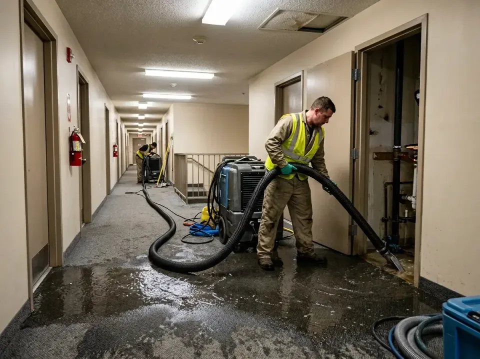 multi-unit-apartment-hallway-f-005 — frequently asked questions, Emergency Burst Pipe Water Extraction & Removal in Lake Lor…